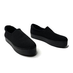 Opening Ceremony Black Platform Slip-On Sneakers size 5